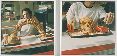 Artist Sculpts Skull Out Of McDonald's French Fries