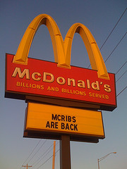 McRib Sandwich Returning From McExile On Nov. 2