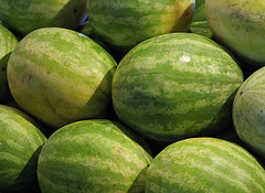 Truck Toting 40,000 Pounds Of Watermelons Overturns On Freeway