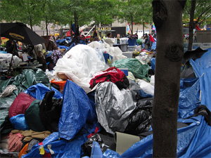 Zuccotti Park Cleanup Called Off, Occupy Wall Street Protesters Remain