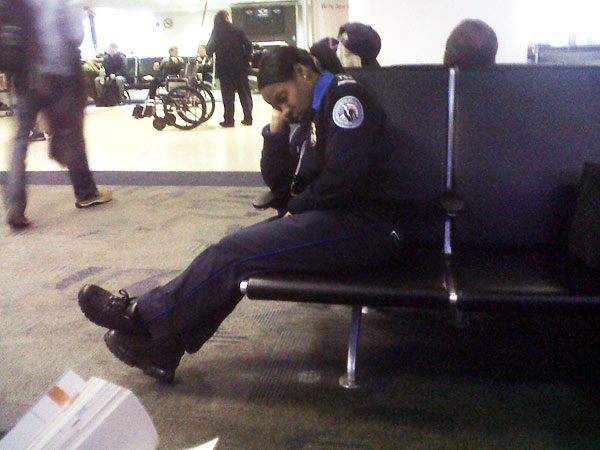 TSA Takes A Nap