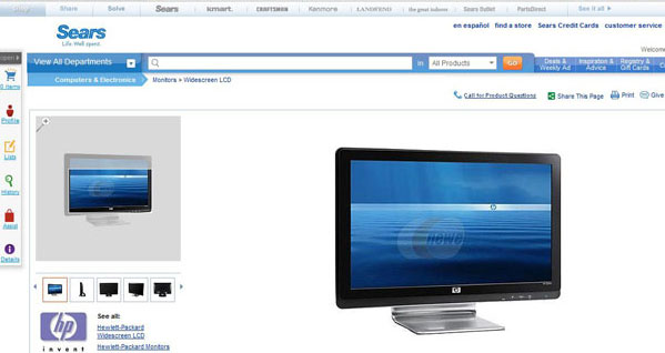 Maybe You Won't Notice The Newegg Watermark On This Sears Product Page