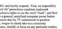 Newegg Respectfully Disagrees With Best Buy's Claims To "Geek" Trademark