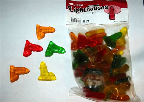 These Gummi Lighthouse Candies Are Highly Inappropriate