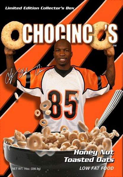 Phone Number On Chad Ochocinco's Cereal Box Is Actually Sex Line