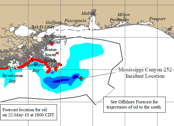 Gulf Oil Spill Oil Reaches Loop Current