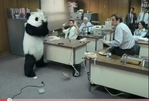 Panda Kicks Your Ass If You Say No To His Cheese