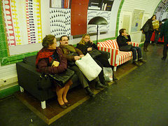Paris Subway Platforms Transformed Into Large, Very Loud Living Rooms