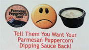 Domino's Franchise Urges You To Campaign For Return Of Parmesan Peppercorn Sauce