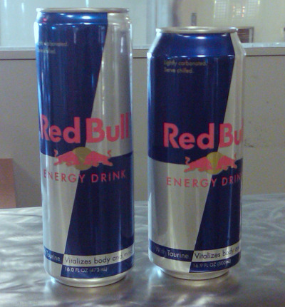 Grocery Shrink Ray Squeezes Energy Out Of Red Bull