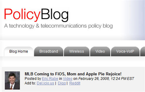 Verizon Infuriates Baseball Fans With "Misleading" Blog Post "Announcing" MLB Extra Innings On FiOS
