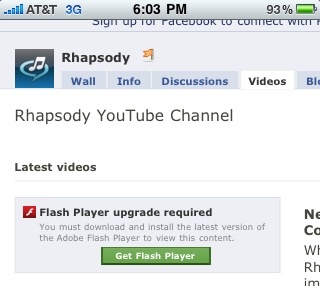 Rhapsody Announces New iPhone Feature With Video iPhone
Users Can't See