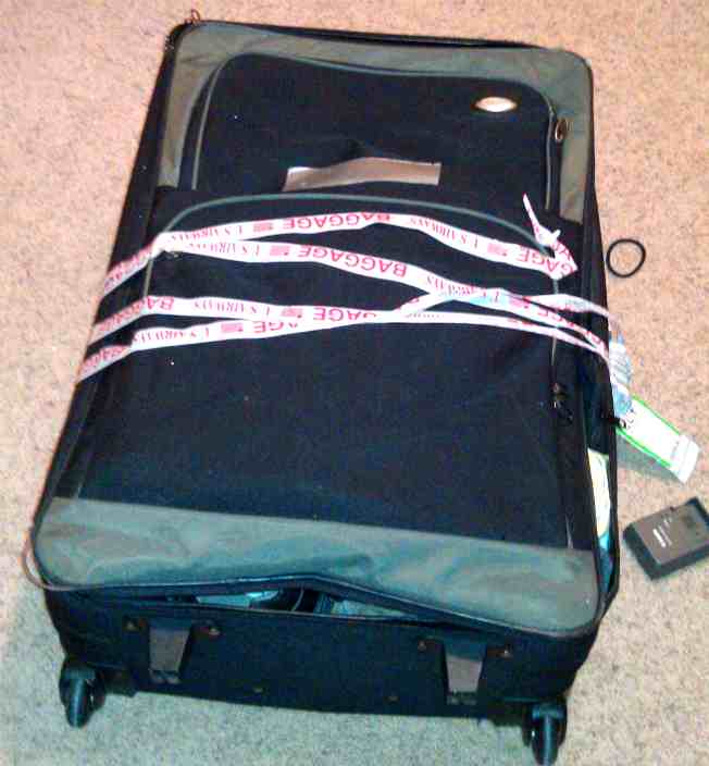 Did US Airways Use This Luggage As A Pinata?