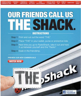 Radio Shacks Rebrands As "The Shack"