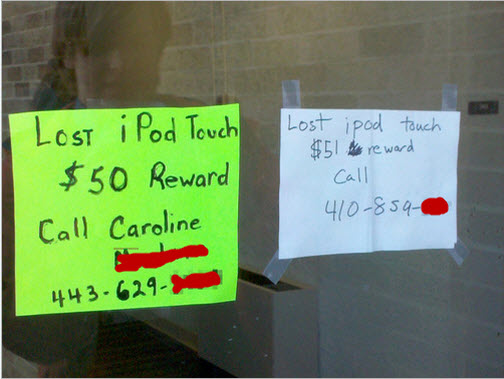 A Lesson In Lost And Found Reward Inflation