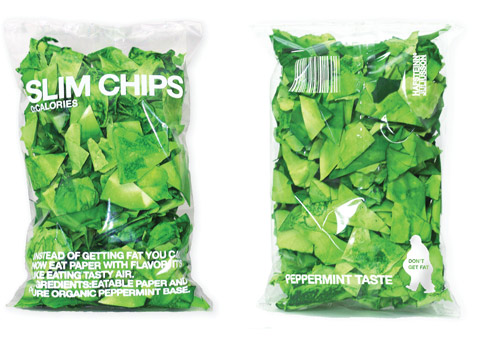 Yummy! Flavored Paper Chips.