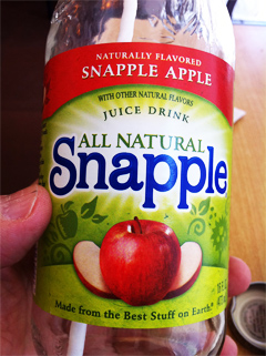 Snapple Tells Me Why Snapple Apple Juice Drink Doesn't Have Apples In Ingredients List