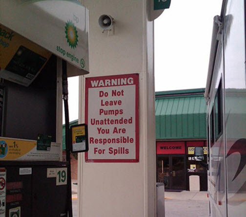 If Only BP Would Follow The Advice On Its Own Signs
