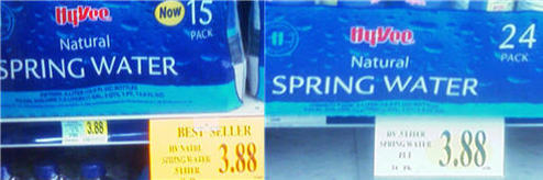 Which Package Of $3.88 Bottled Water Would You Choose?