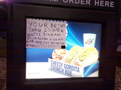 Daylight Savings Time Ignorance Plus Burrito Rage Equals Spelling Fun At Taco Bell