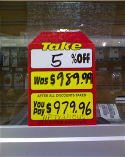 Circuit City Liquidator Demonstrates Its Ability To Do Math