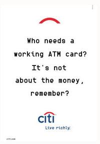 Citibank’s ATM Crisis Merely Extends “Money Don’t Matter” Campaign