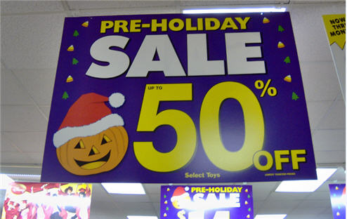 KB Toys: Who Needs Halloween When You Have The "Pre-Holidays" Instead?