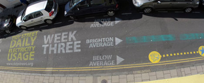 Block Cuts Electricity Use By 15% By Chalking Meter Readings On Street