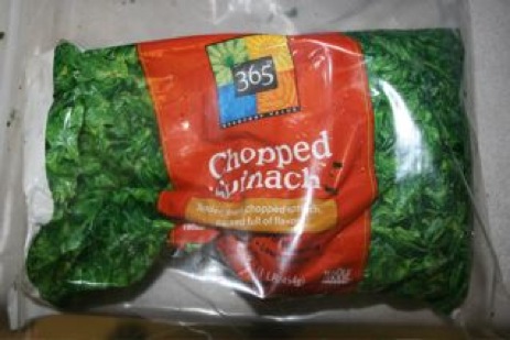This Bag Of Chopped Spinach Needs More Bird Feathers
