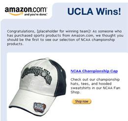 Amazon.com Predicts NCAA Win