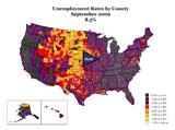Animated Map Of Rising US Unemployment Since 2007