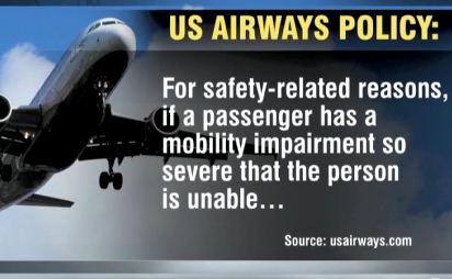 U.S. Airways Tells Man In Wheelchair He's Too Disabled To Be
A Passenger