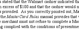 MasterCard: Walmart Should Not Have Demanded ID For Purchase