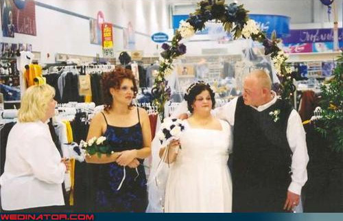 Couple Marries Inside Walmart