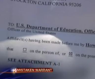 Agents For Dept. Of Education Kick In Door, Handcuff Woman's Husband For Six Hours