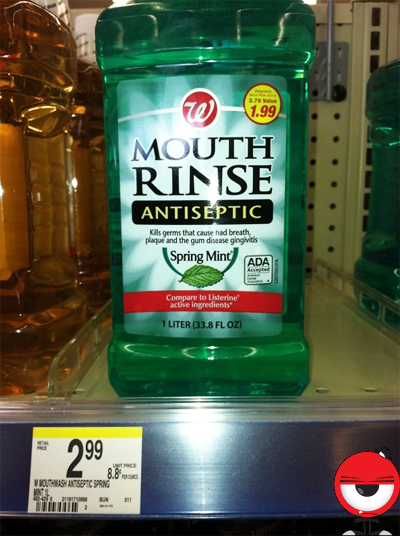 Walgreens Thinks $1.99 Mouthwash Is Worth $2.99