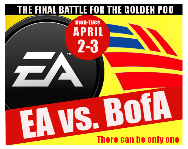 Worst Company In America Final Death Match: Bank Of America Vs. EA