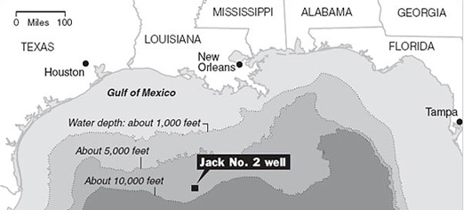 Giant Puddle of Oil Found Under Gulf of Mexico