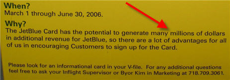 Misplaced Poster Reminds You To "Generate Many Millions of Dollars" For JetBlue