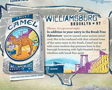 Camel Wants To Give Hipsters Cancer With Brooklyn-Branded
Cigarettes