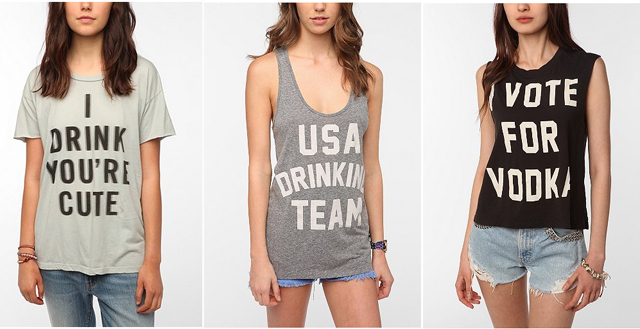 Urban Outfitters Under Fire For Maybe Sorta Promoting Underage Drinking With Sassy T-Shirts