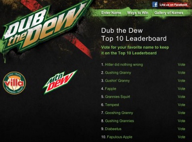 Mountain Dew Debacle Shows Why You Can't Let The Internet Play Mad Libs With Your Product