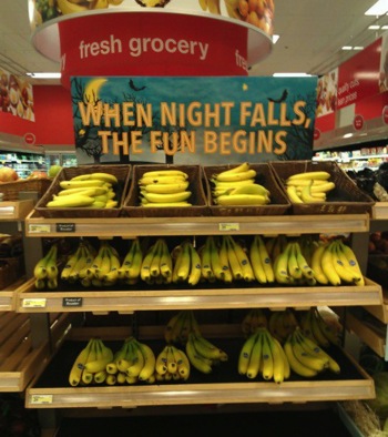 Perhaps Grocery Store Should Reconsider This Sign's Placement