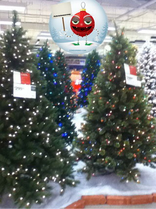 Just In Time For Labor Day: Christmas Trees At Sears