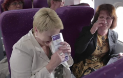 Durex Ad Stunt Replaces Boring Pre-Flight Safety Instructions With Condom Demo On Polish Flight