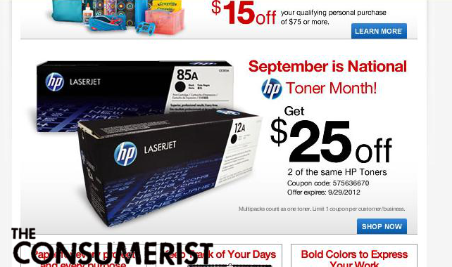 Have You Finished Buying All Your 'National HP Toner Month' Gifts Yet?
