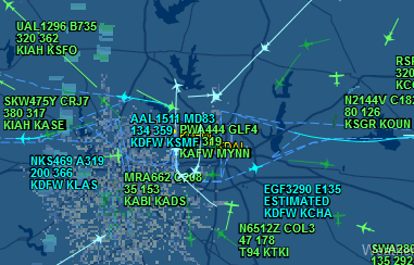 KDFW in Texas is experiencing major weather-related delays and cancellations.