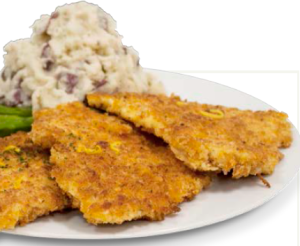The CSPI says one plate of the Cheesecake Factory's Chicken Costoletta is equivalent to an entire bucket of KFC chicken.