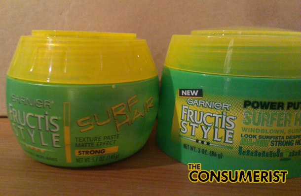 Garnier Assumes Surfers Can’t Do Math, Zaps Hair Stuff With 40% Shrink Ray