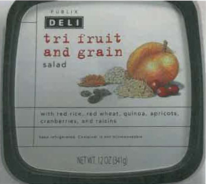 The label for the recalled salad.